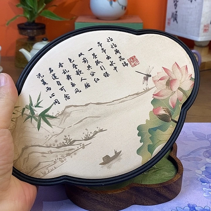 瓷片海棠干泡壶承吸水