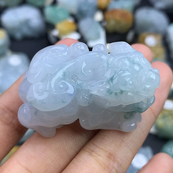 翡翠未镶嵌颈饰天然缅甸翡翠