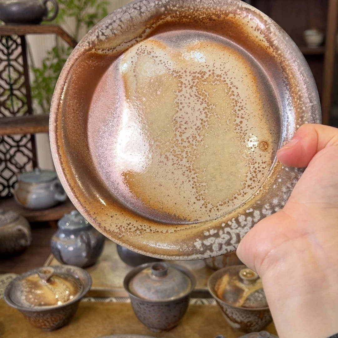 48中白精品壶承柴烧