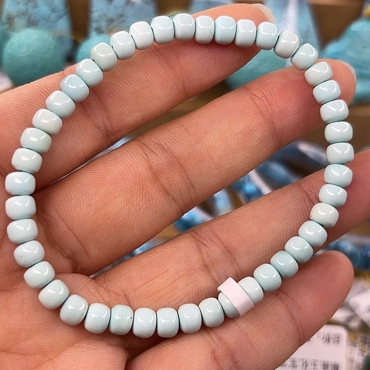 绿松石未镶嵌颈饰5.2mm