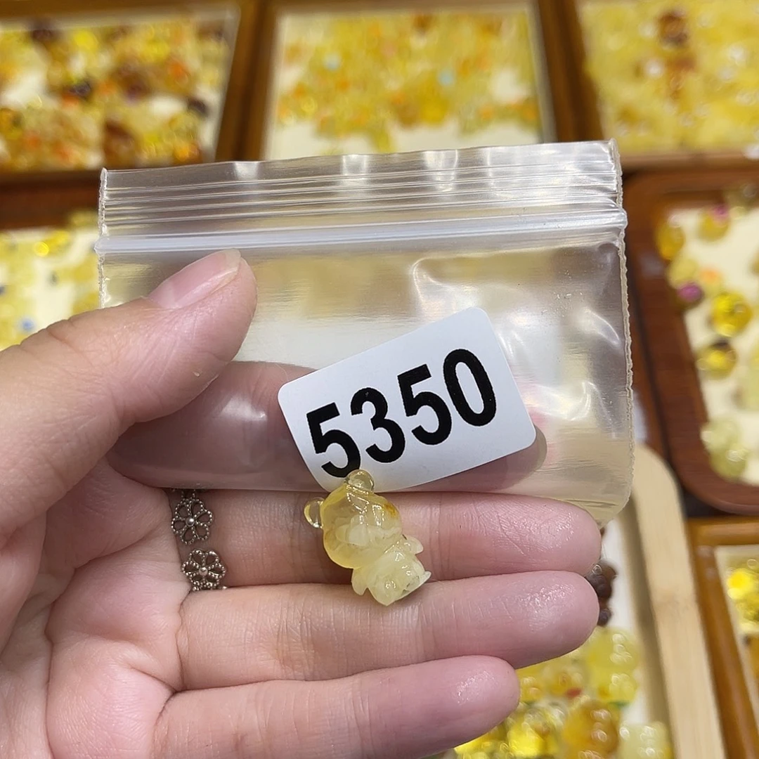 琥珀未镶嵌颈饰蜜蜡