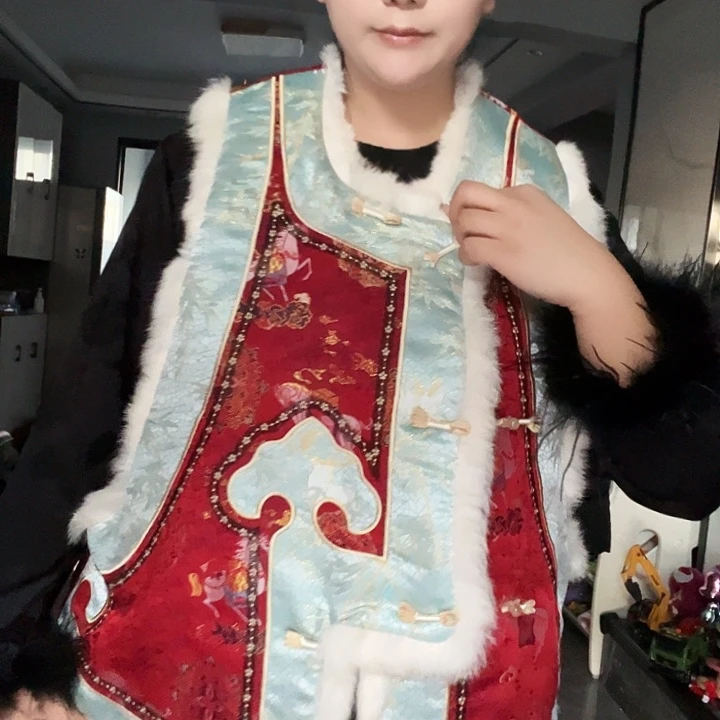 红色马甲新款好看