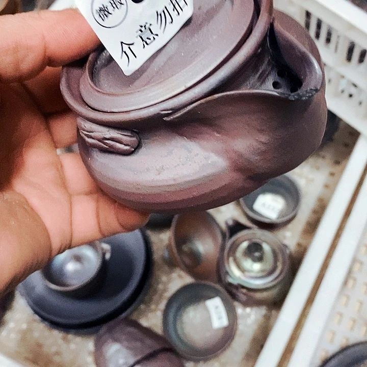 紫砂茶杯柴烧纯手工054