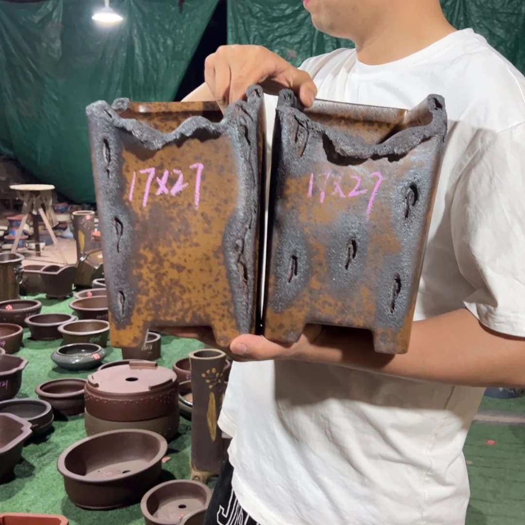 紫砂花盆桂**柏紫砂花盆