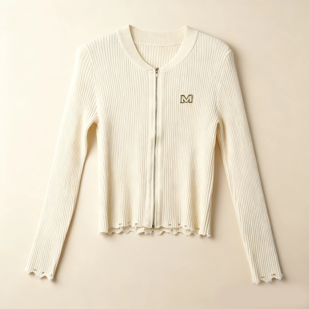 短款千金风气质风秋季毛针织衫水洗修身刺绣套头款