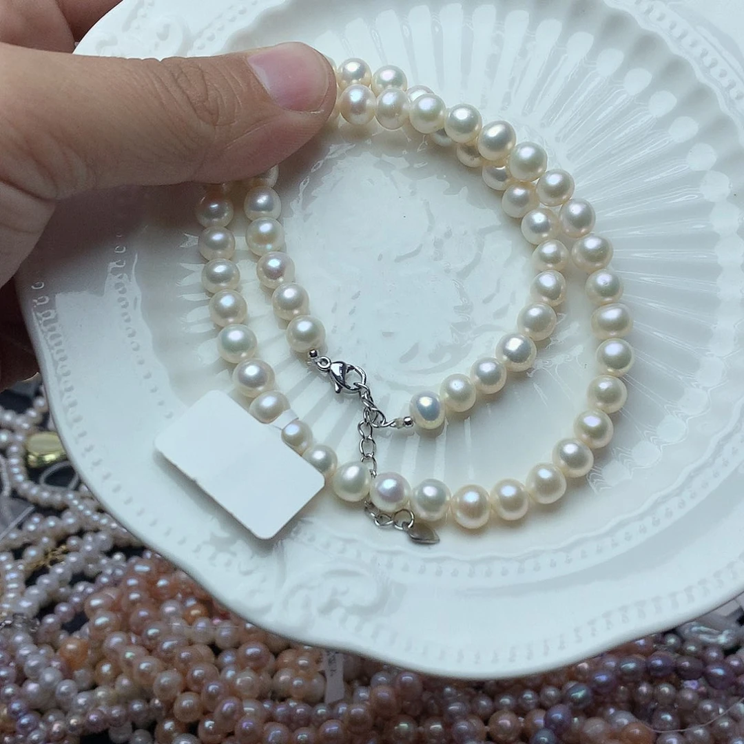 淡水珍珠6-7未镶嵌3****雨x20项链