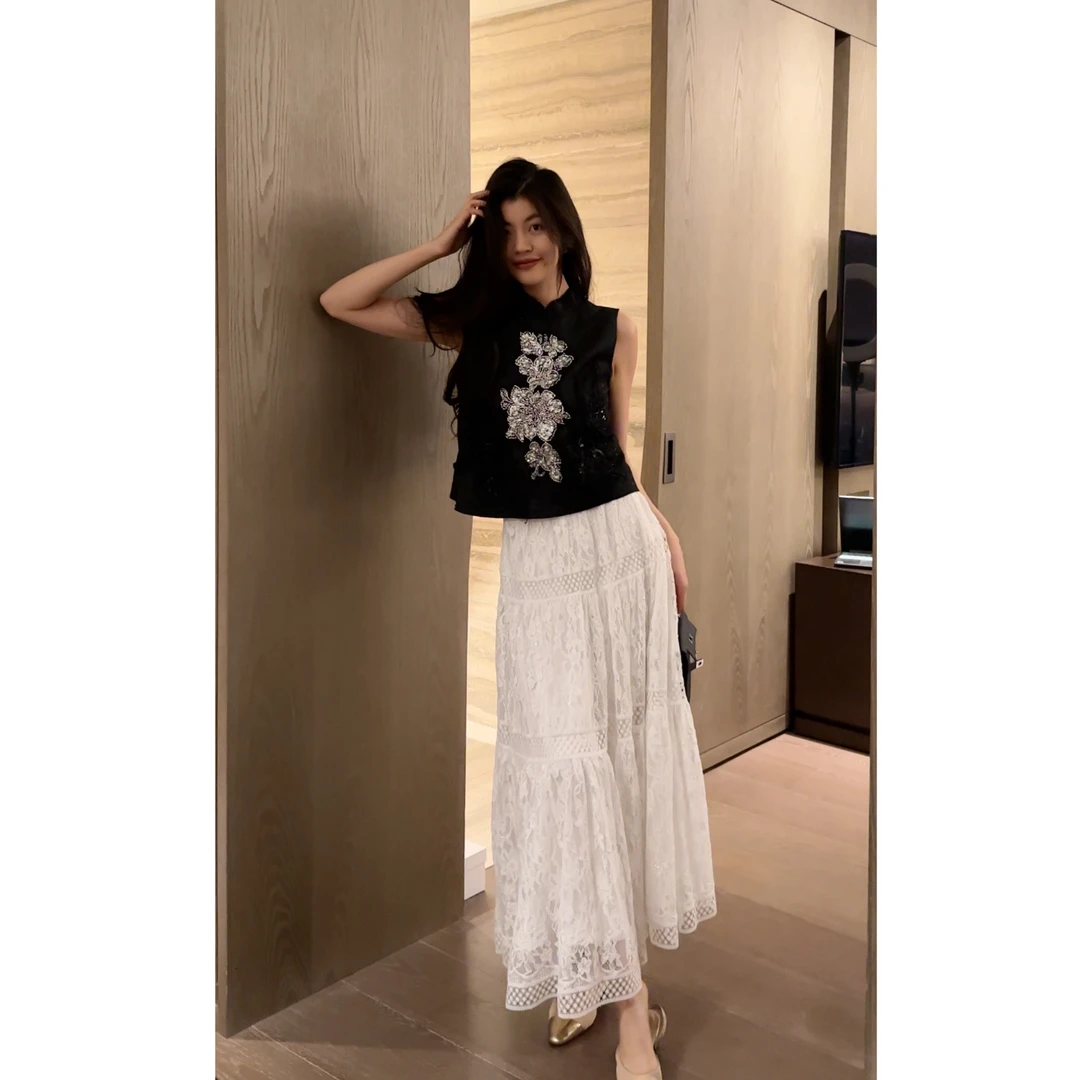 【N·COU】25春新款【浮笙若梦】重工绣花新中式马甲DY60187