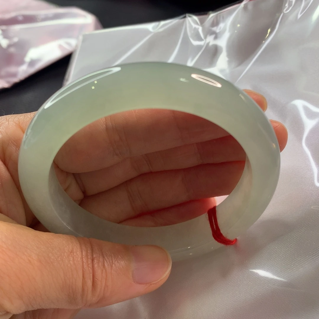 翡翠未镶嵌手镯翡翠手镯55.5