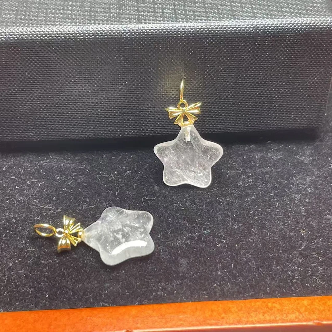 【现场收货】天然白水晶吊坠 多样性发货发一件 qq/04