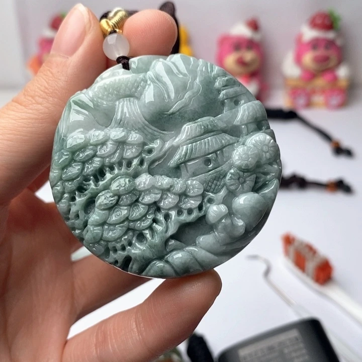 翡翠未镶嵌颈饰翡翠