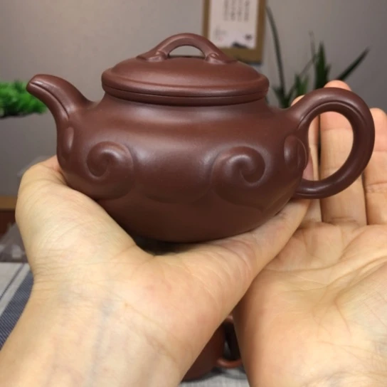 紫砂茶壶精品仿古如意270cc