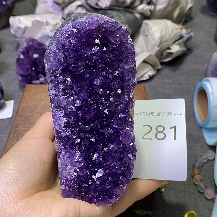 未镶嵌珠宝半成品紫晶