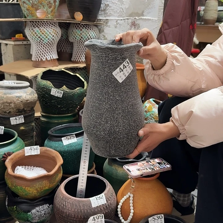 灰色花边443高度28口径13