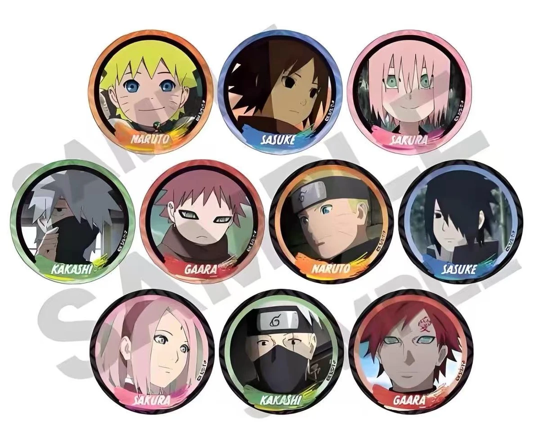 日谷正版【火影忍者】TV场面写1.2.3弹吧唧【拆盒】潮玩盲盒代拆