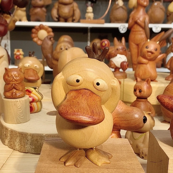 木木雕工艺手工摆件可爱