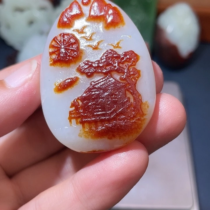 颈饰未镶嵌和田玉A7