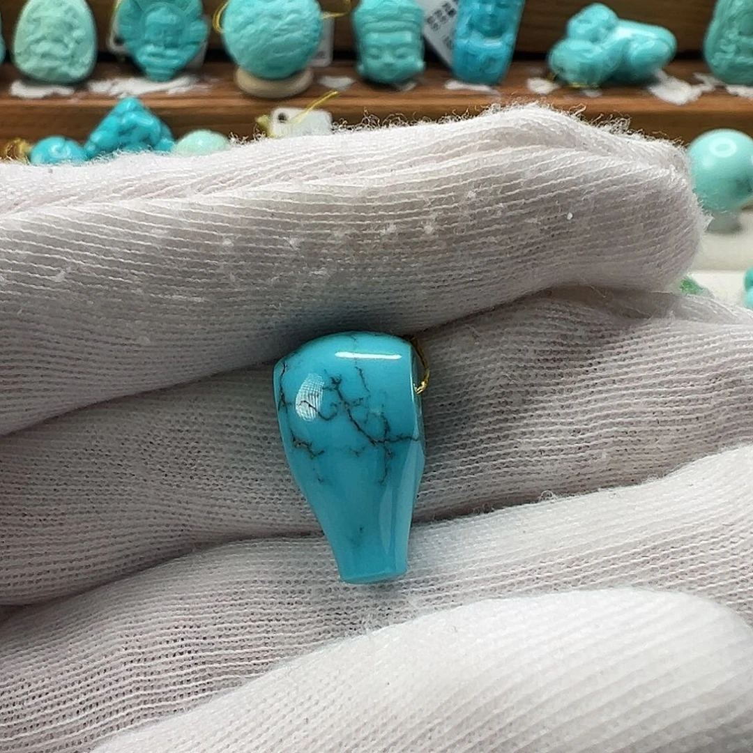 绿松石三通 未镶嵌