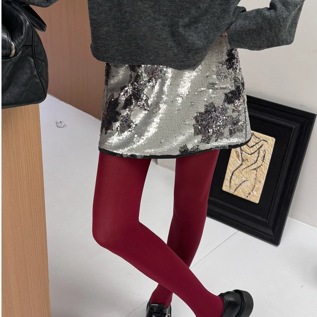 YSEVENTEEN以十七花影水墨短裙