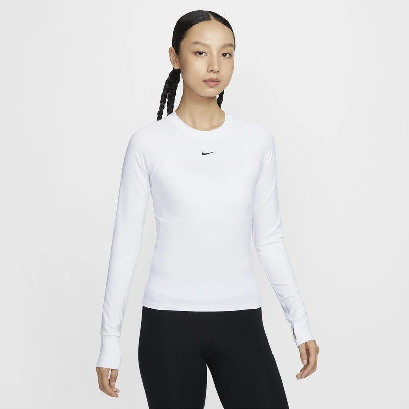 NIKE耐克 女子AS W NK PRO DF LS BASELAYER无领长T恤FV7846-100