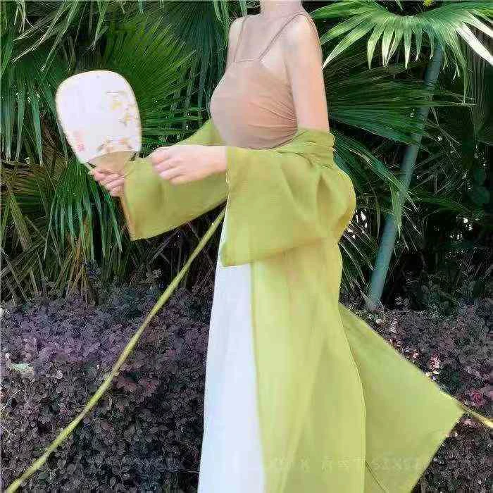中式设计感薄款夏季女开衫中国风外搭披肩小坎肩外套