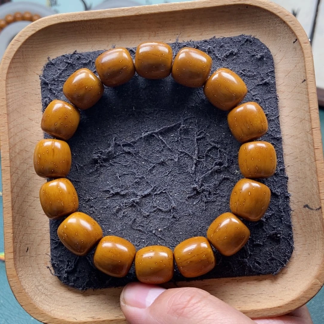 紫金鼠手串14mm精品黄金甲