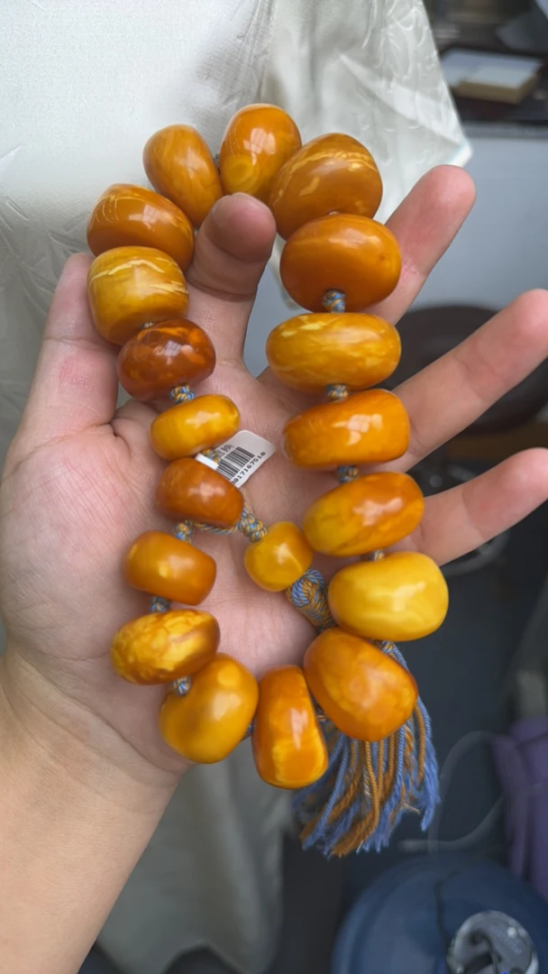 假一赔十 天然琥珀蜜蜡 蜜蜡手持 号336 多样性发