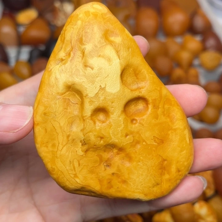 琥珀未镶嵌裸石天然蜜蜡吊坠