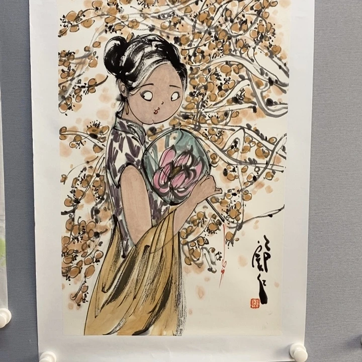 国画亲笔手绘原创