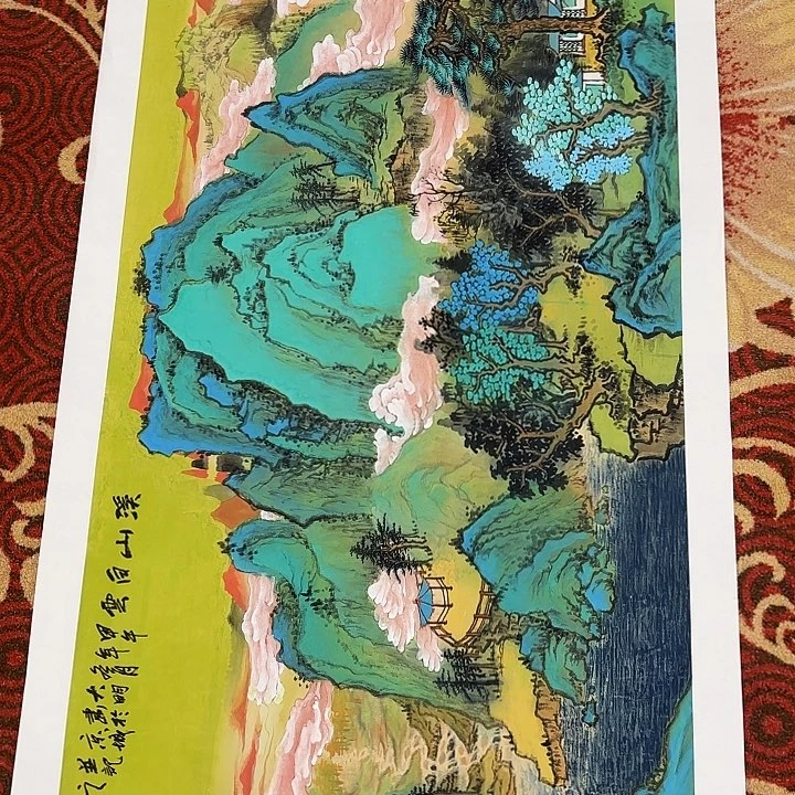 国画画家朱大明精品作品