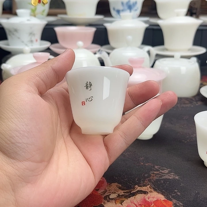 璞玉茶杯茶杯客杯