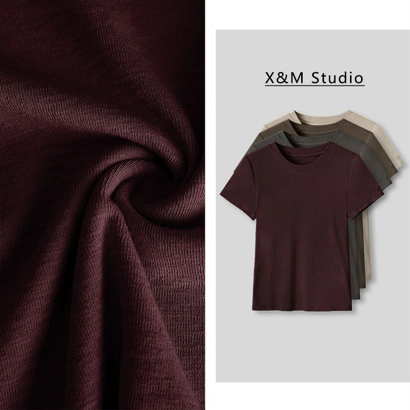 2025新款显瘦面膜t洋气休闲百搭夏季薄款时尚圆领短袖显瘦宽松T恤