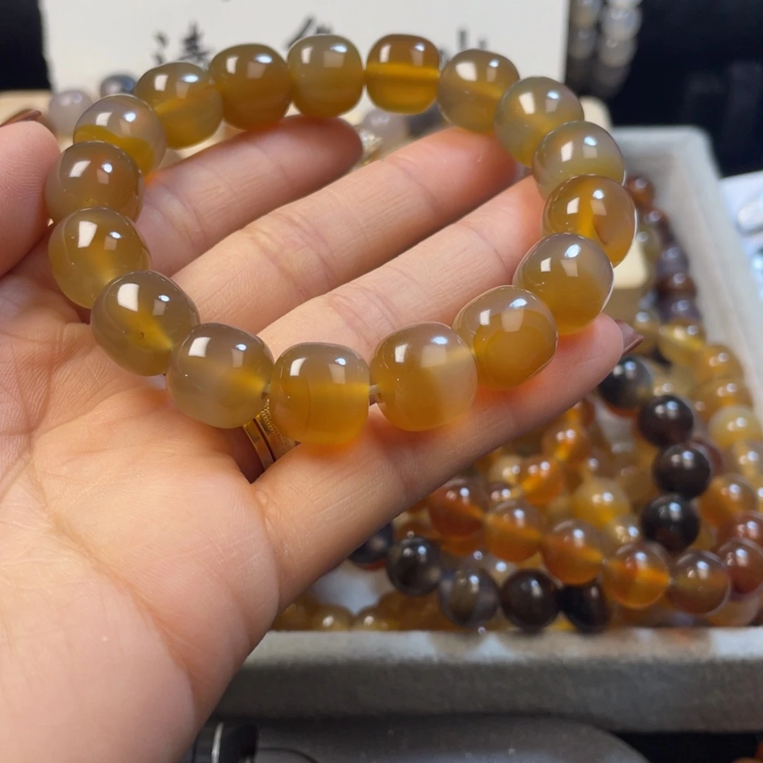 玛瑙/玉髓未镶嵌手链