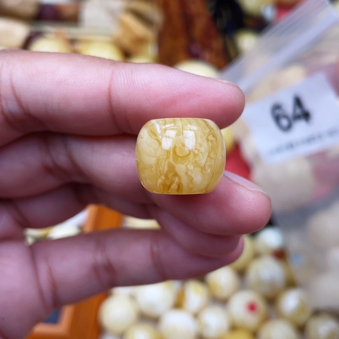 蜜蜡未镶嵌珠宝奇石17虎皮