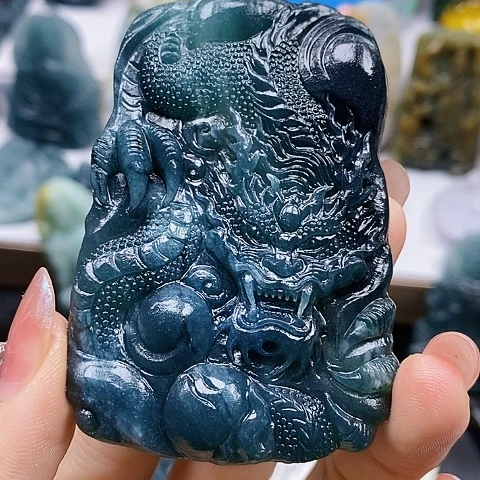 未镶嵌定制翡翠龙