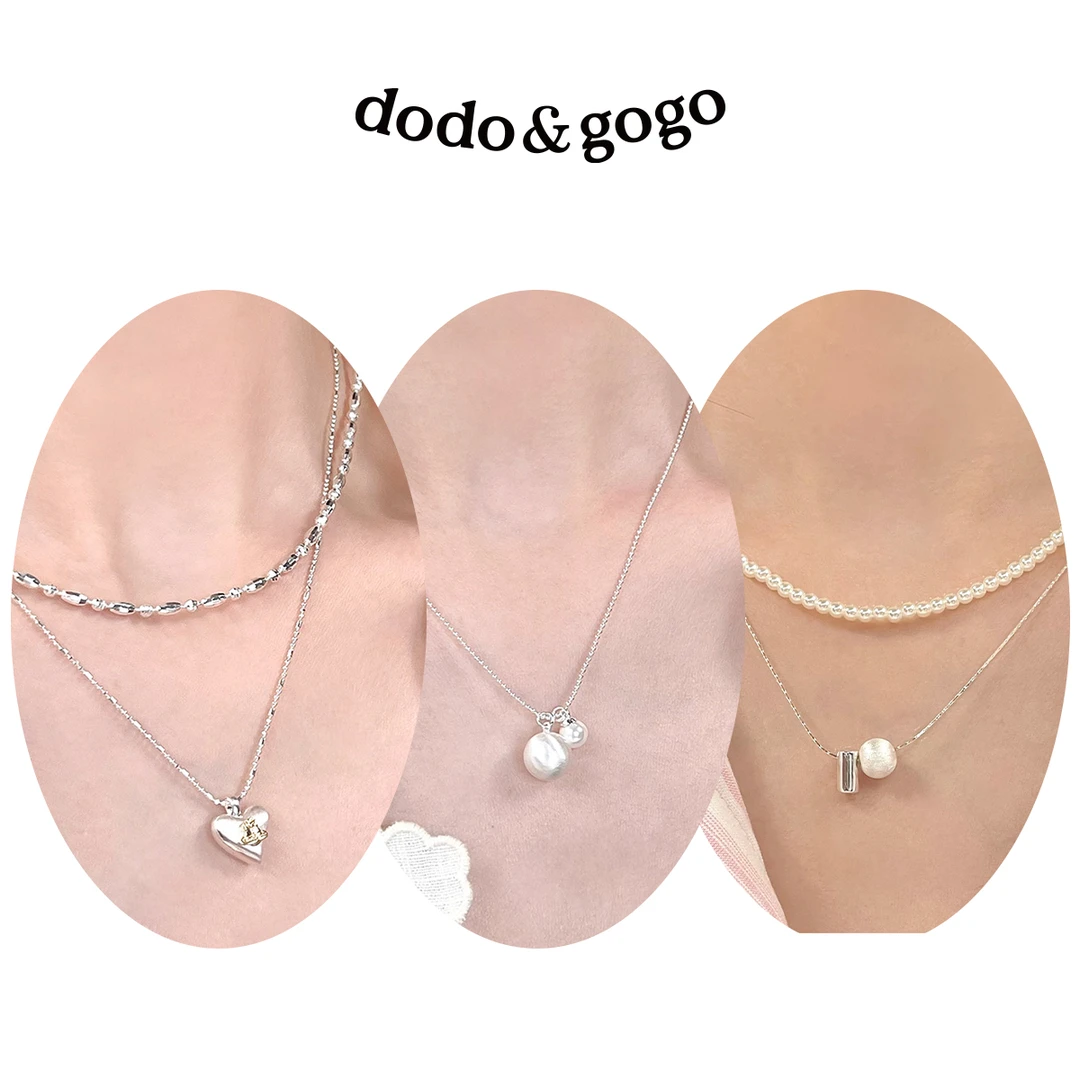 DODOGOGO 合金项链 气质轻奢高级感项链女百搭锁骨链2025新款颈链