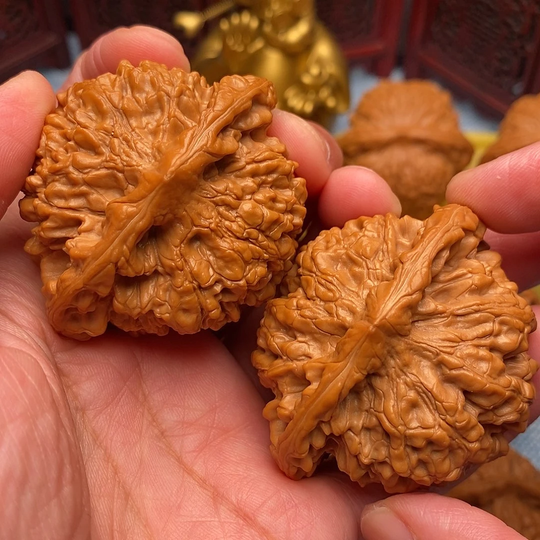 文玩核桃把件毕业绝配全品大肚官帽53尺