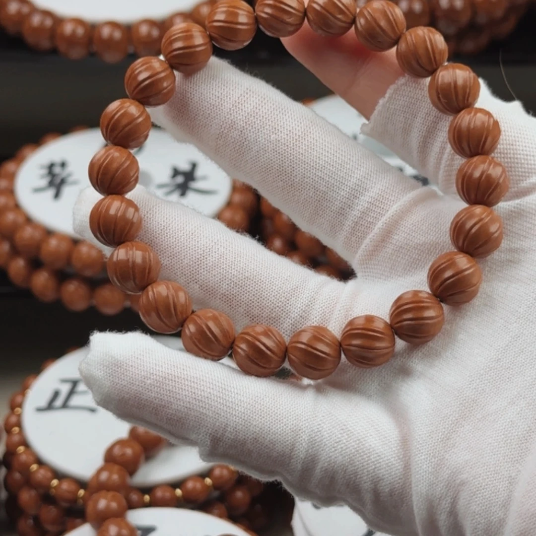 上***水手串桃核定风珠桃核