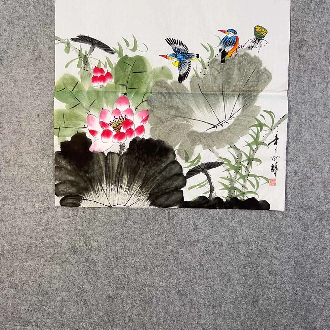 国画438 牡丹等植物生长于这里生长