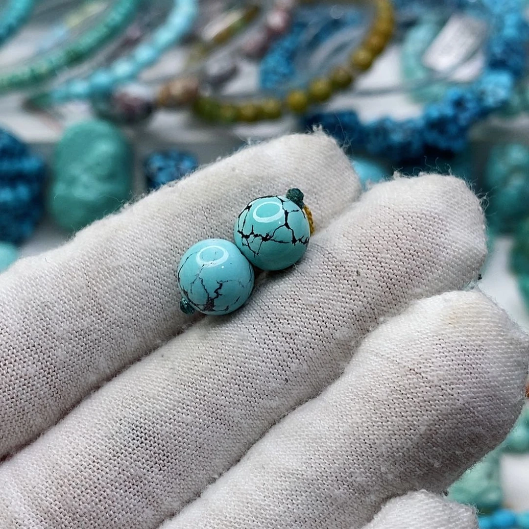 绿松石珠宝奇石未镶嵌