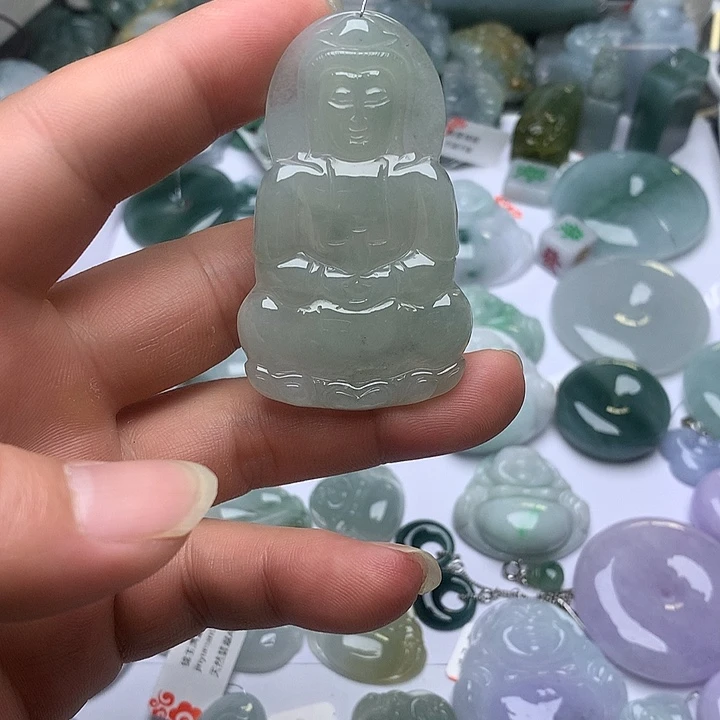 翡翠未镶嵌颈饰天然翡翠