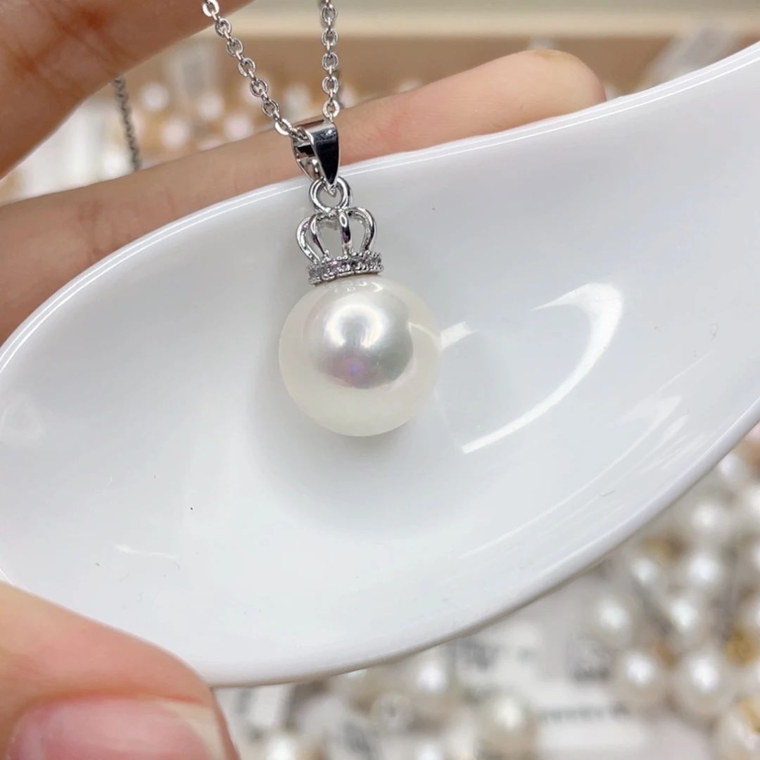 淡水珍珠未镶嵌吊坠(赠链)