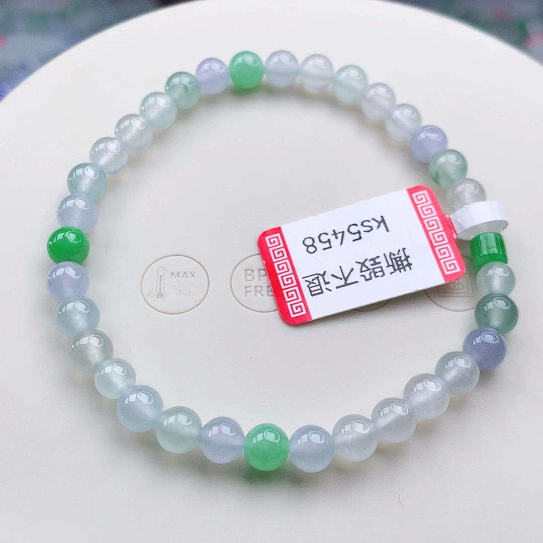 翡翠未镶嵌手链翡翠5.3mm