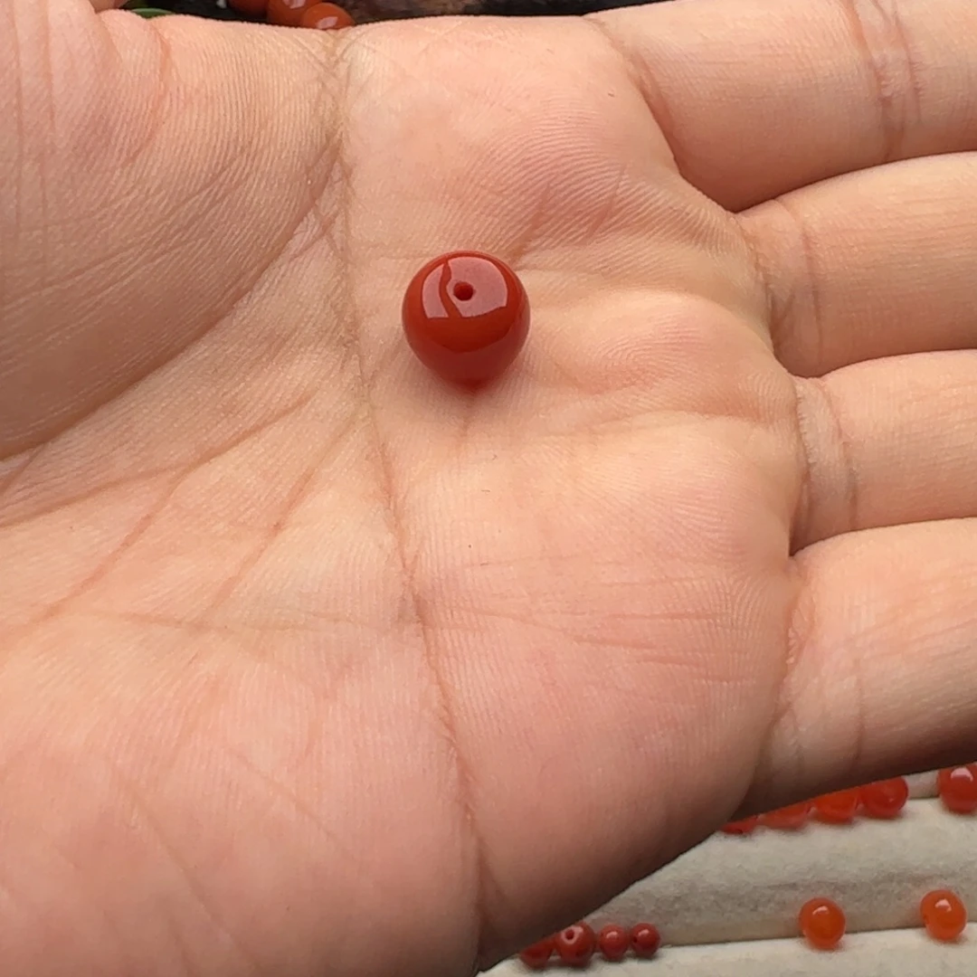 南红玛瑙未镶嵌单珠
