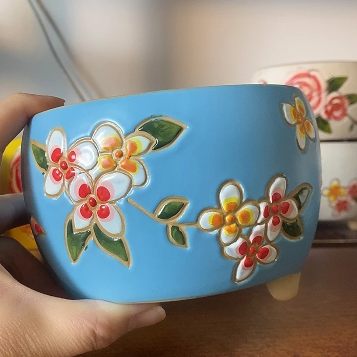 外13内11.5高10左右，纯手工制作，一单包邮