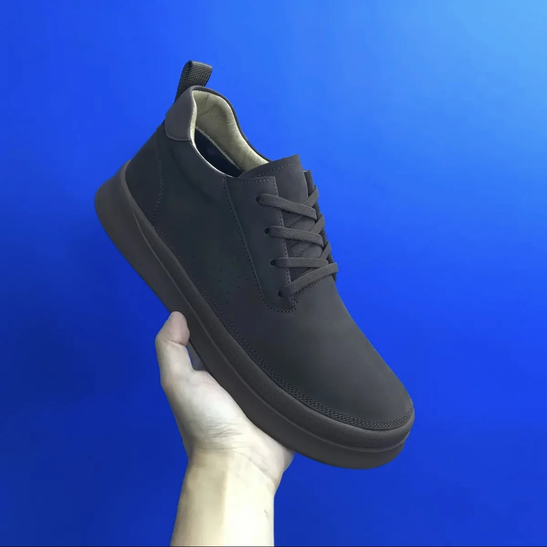 2025冬季新款芒果鞋男加绒休闲鞋时尚百搭潮鞋韩版保暖系带拼色鞋