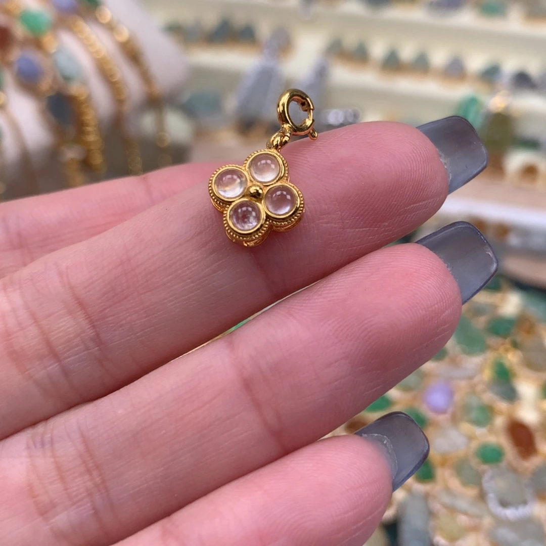 翡翠银S925镶嵌颈饰