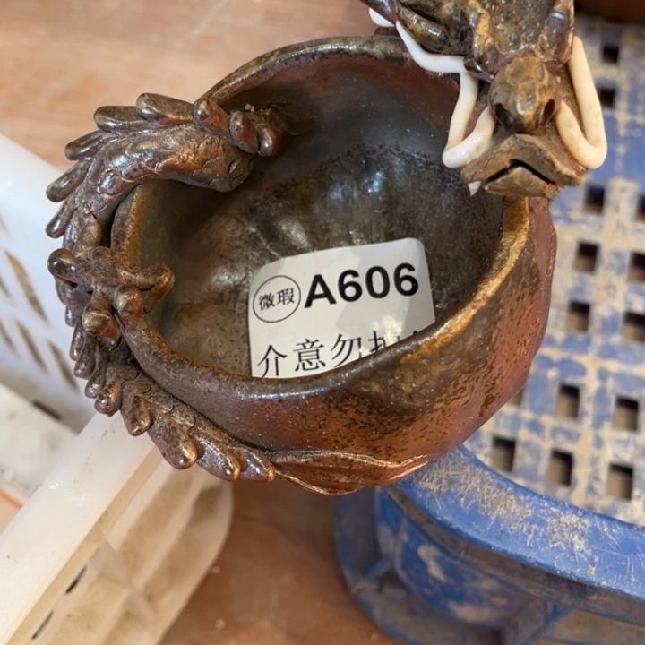 手工制作陶瓷茶具茶杯青蛙