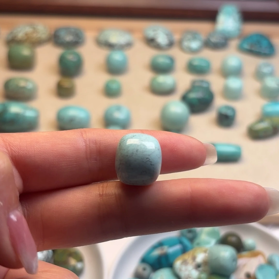 绿松石未镶嵌单珠