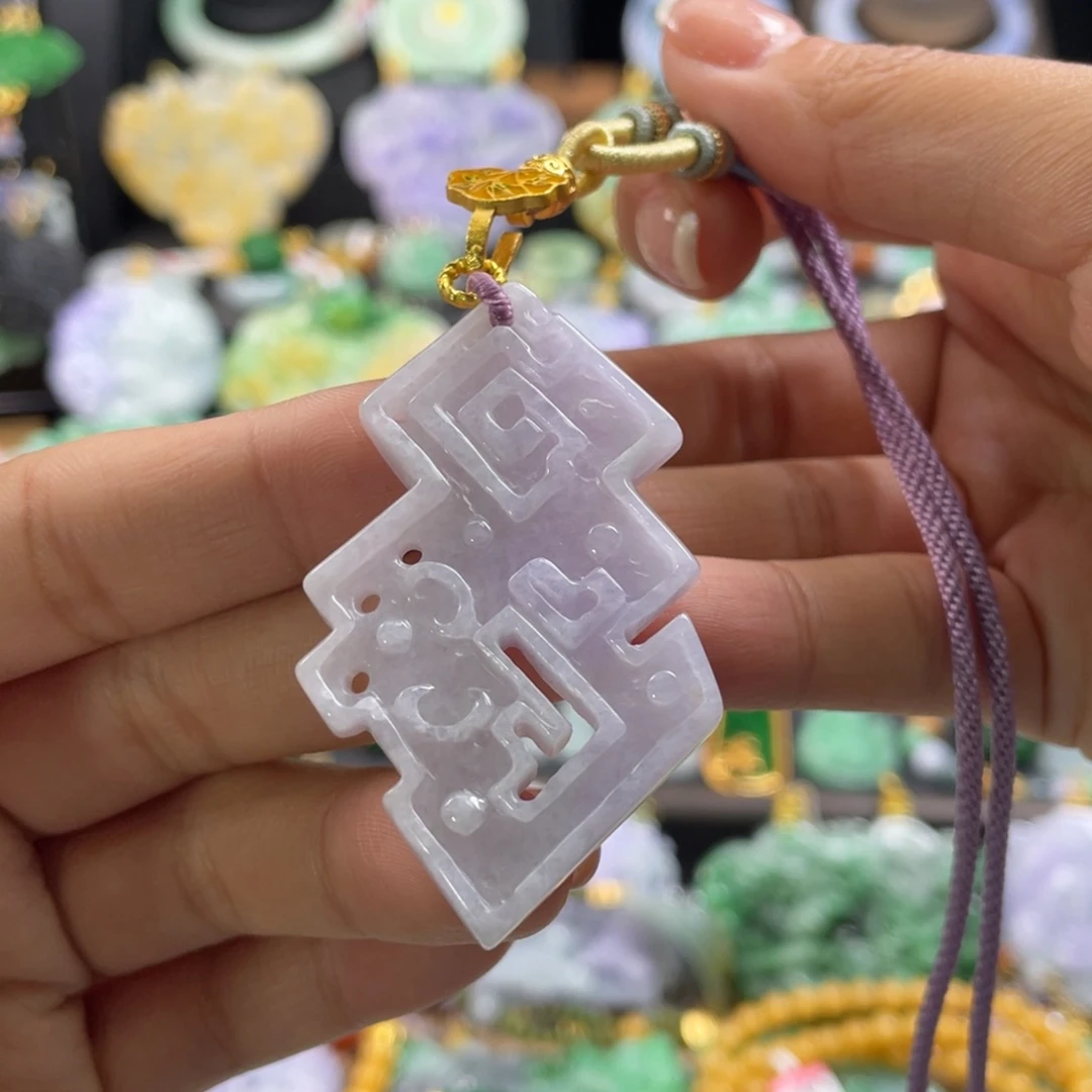 翡翠未镶嵌颈饰代编织