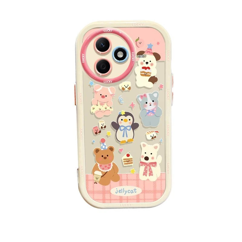 企鹅小动物适用小米红米k80手机壳高级感轻奢redmik70pro新款60女